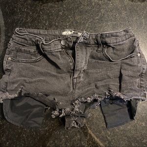 Target Mossimo Brand Black Jean Shorts Size 12/31